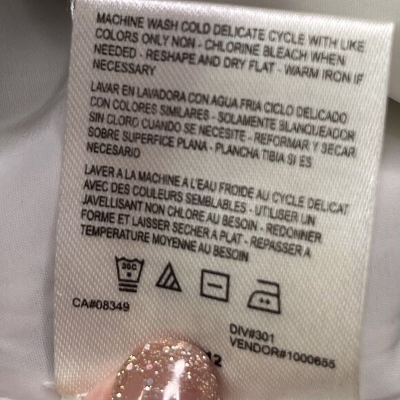 Sachin + Babi Dress Pants Women’s 4 Cream Black Tweed Flat Front Pockets - Picture 13 of 13